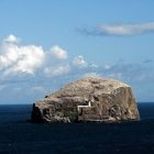 Bass Rock from Tantallon Castle, Scotland