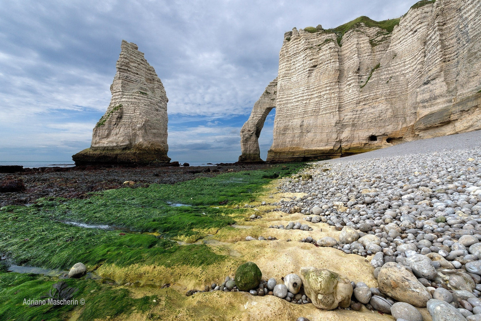 Bassa marea a Etretat