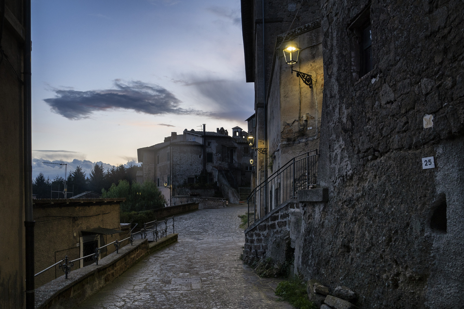 Bassano in Teverina, strada panoramica