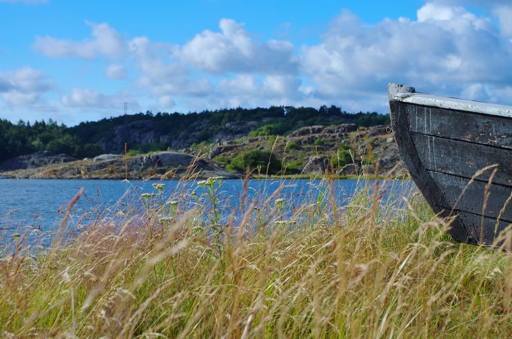 Bassholmen, nördlich der Insel Orust in Bohuslän, Schweden