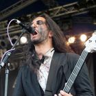 Bassist der Band Fleshgod Apocalypse auf dem Eisenwahn-Festival 2012