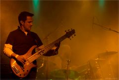 bassist sepia