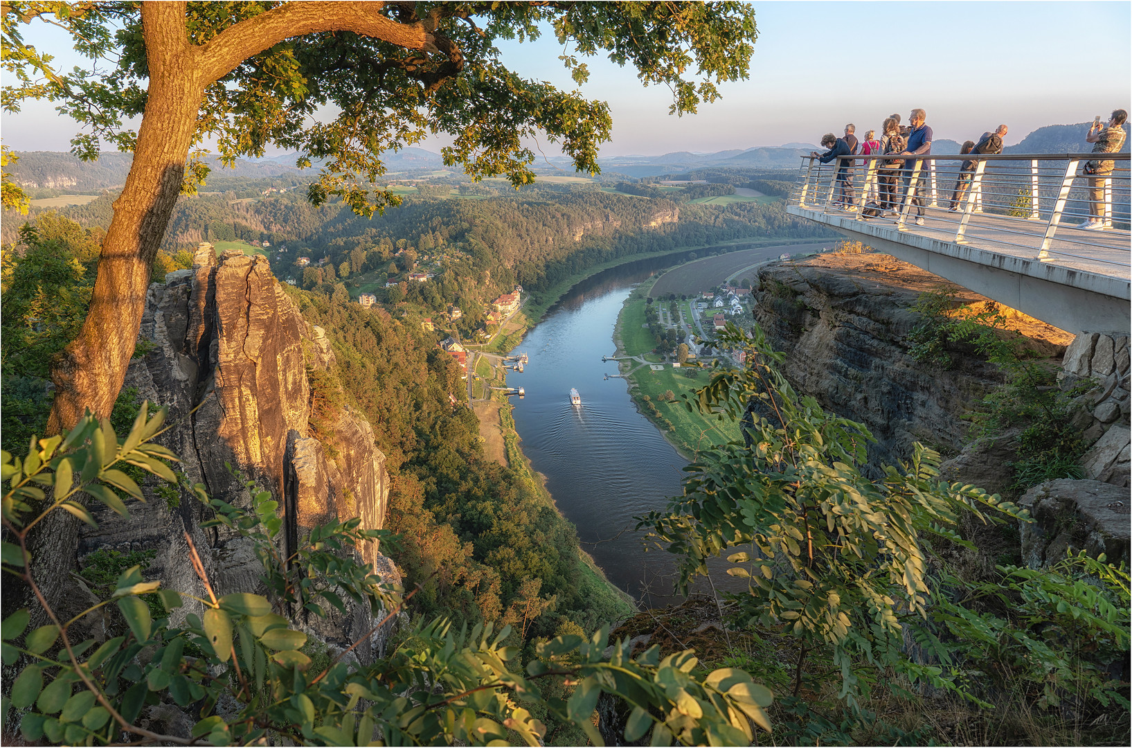 Bastei am Abend