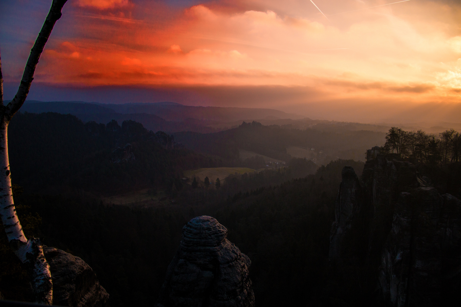 Bastei am Morgen