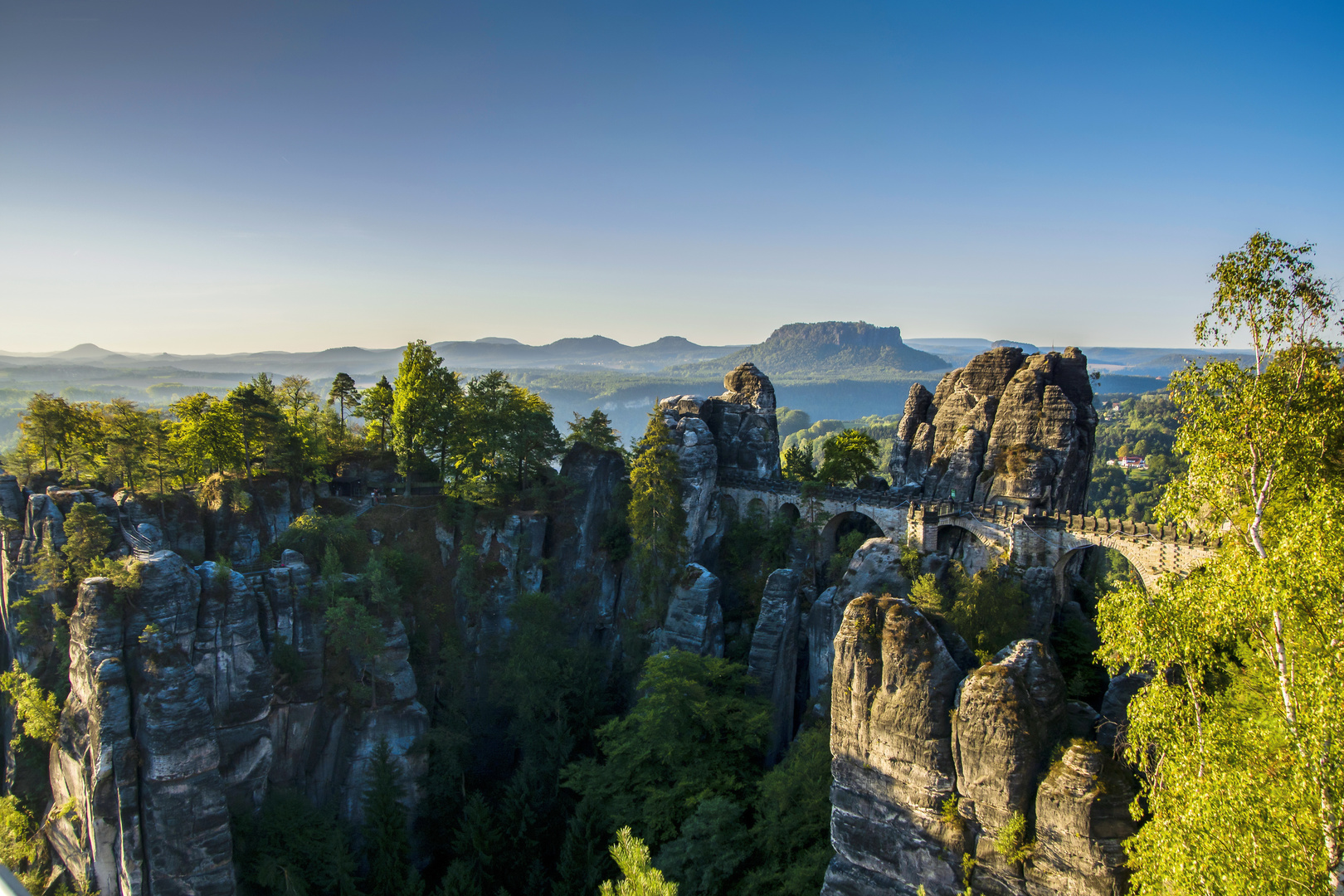 Bastei am Morgen