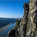 Bastei bei klarer Sicht