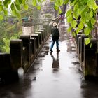 Bastei Brücke im Regen 1