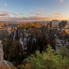 Bastei im Abendlicht