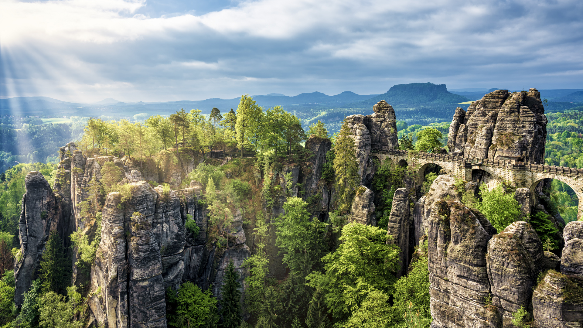 Bastei im Elbsandsteingebirge