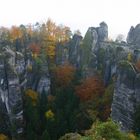 Bastei im Herbstkleid