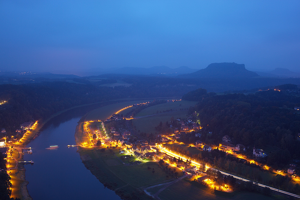 Bastei im Morgengrauen