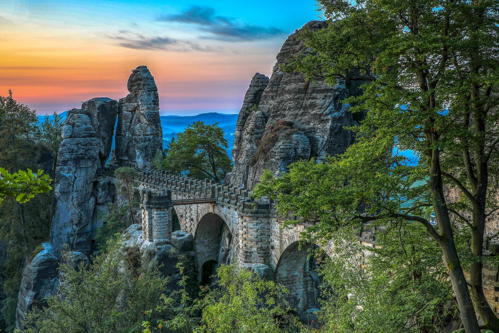 Bastei im Morgenlicht