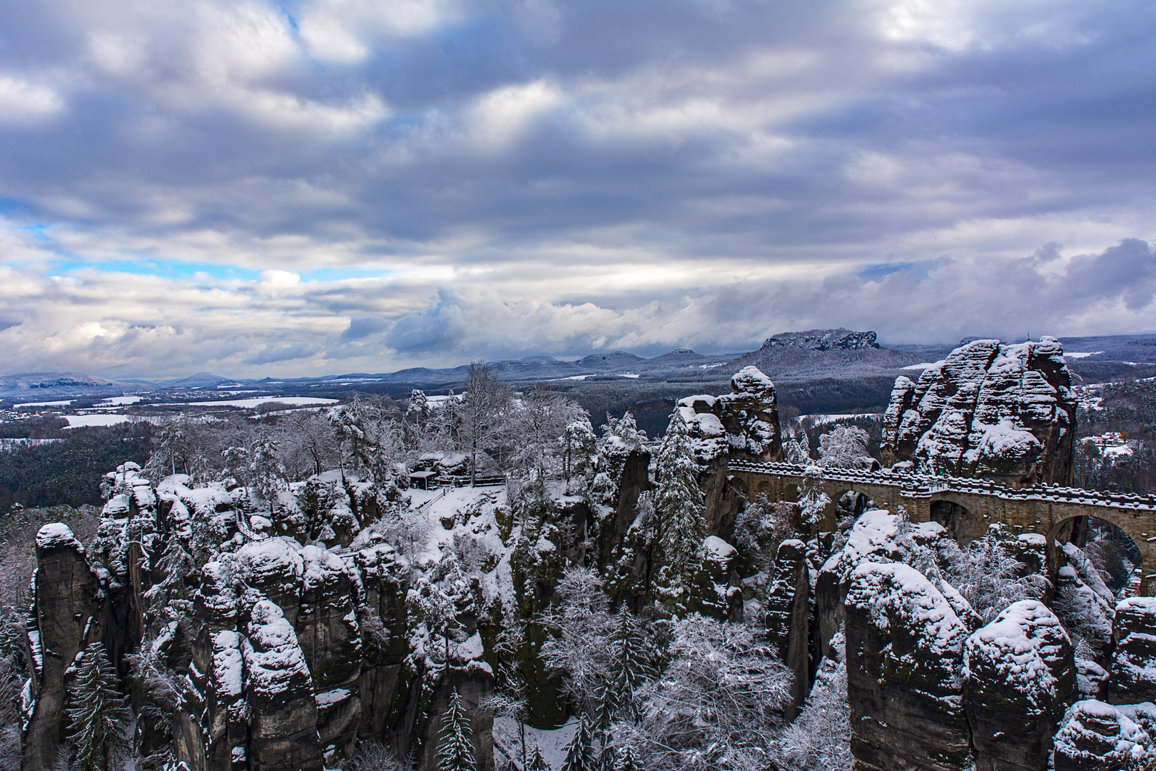 Bastei im Winter