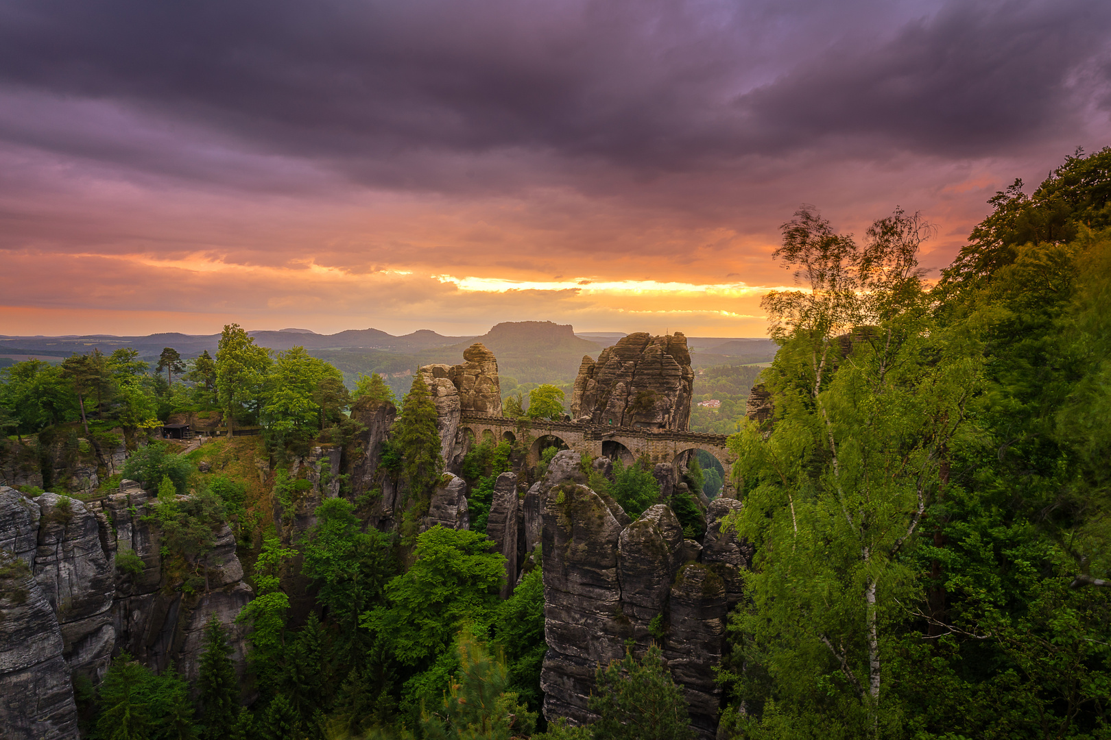 Bastei in Red