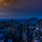 Bastei kurz vor Sonnenaufgang