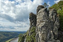 Bastei mit erneuerter Aussichtsplattform