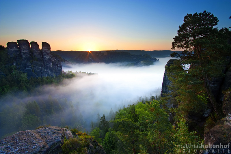 Bastei Sonnenaufgang