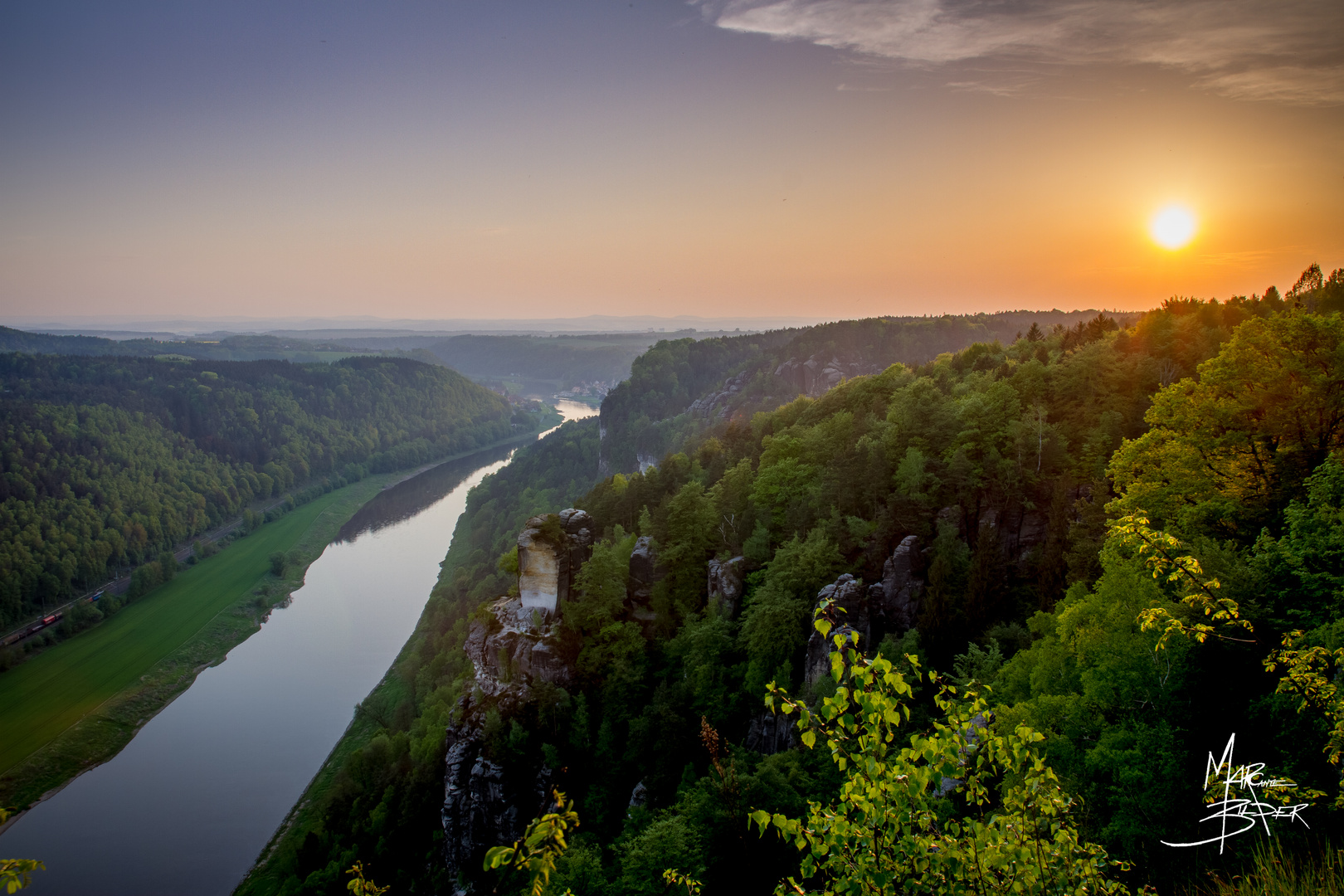 Bastei Sonnenuntergang 