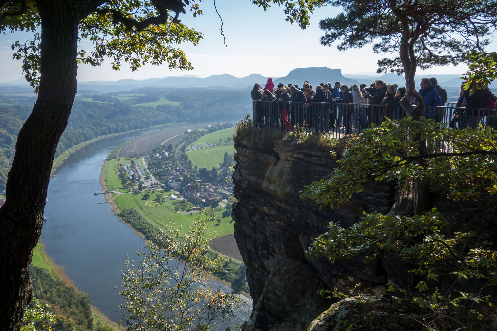 Basteiaussicht ... es war einmal