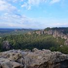 Basteiblick aus den Honigsteinen