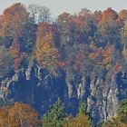 Basteiblick in der Sächsischen Schweiz mit einer Ausschnittsvergrößerung