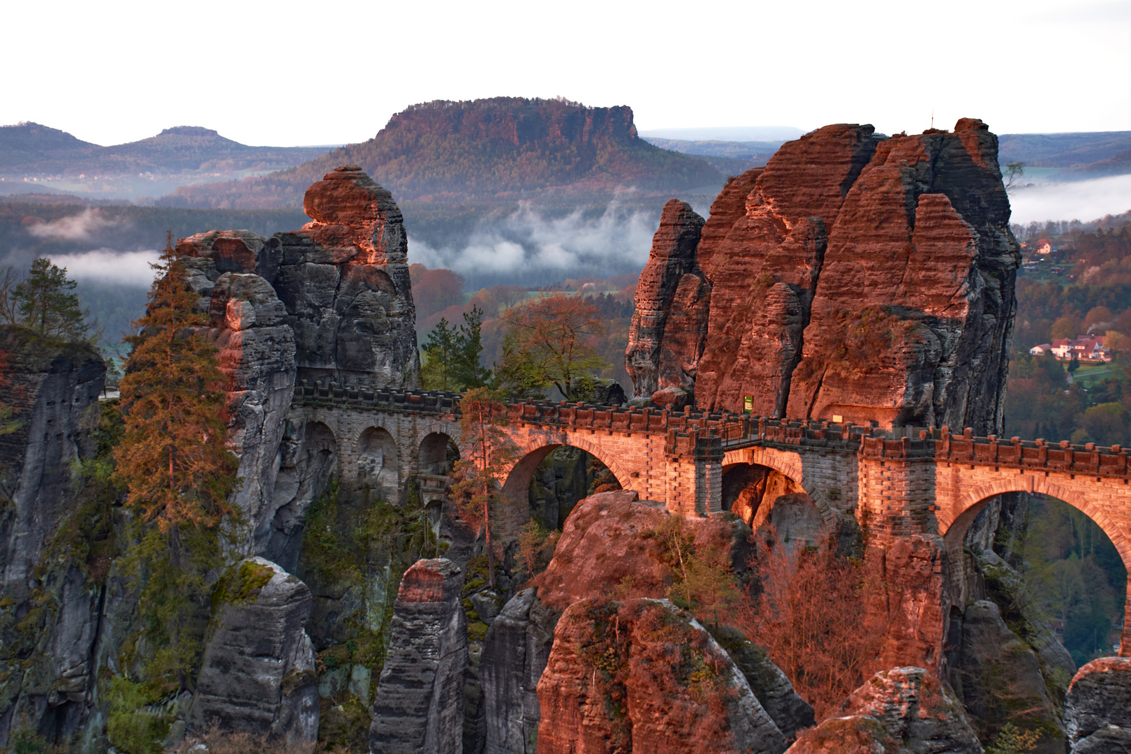 Basteibrücke Foto & Bild | fotos, world, sonnenaufgang Bilder auf ...