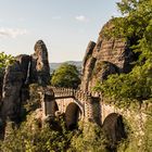 Basteibrücke am Morgen