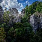 Basteibrücke im August 2020