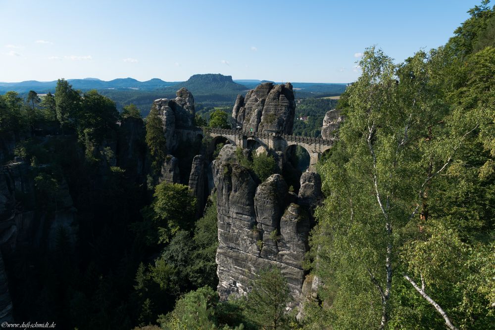 Basteibrücke im Elbe Sandsteingebirge