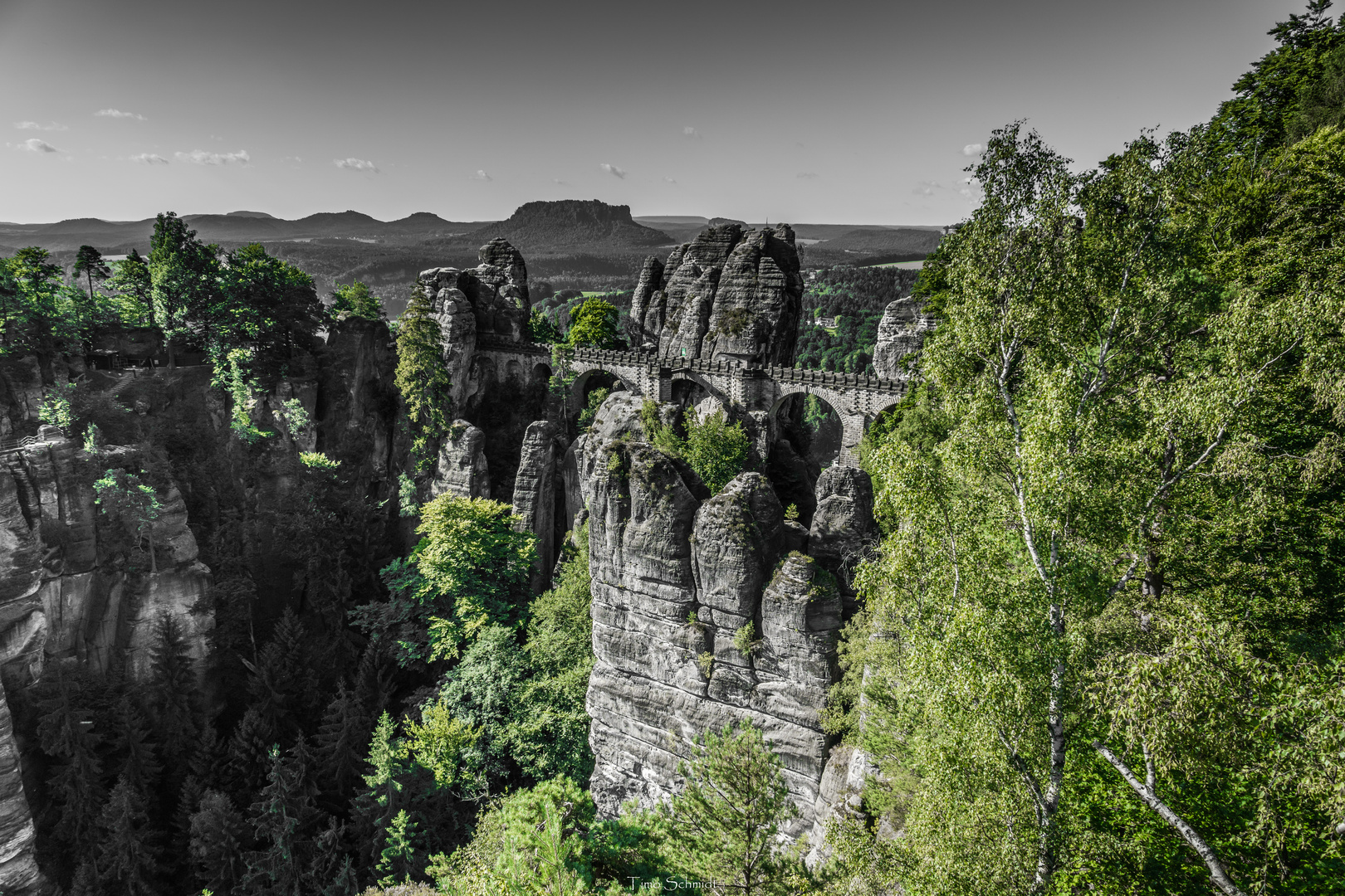 Basteibrücke im Elbsandsteingebirge