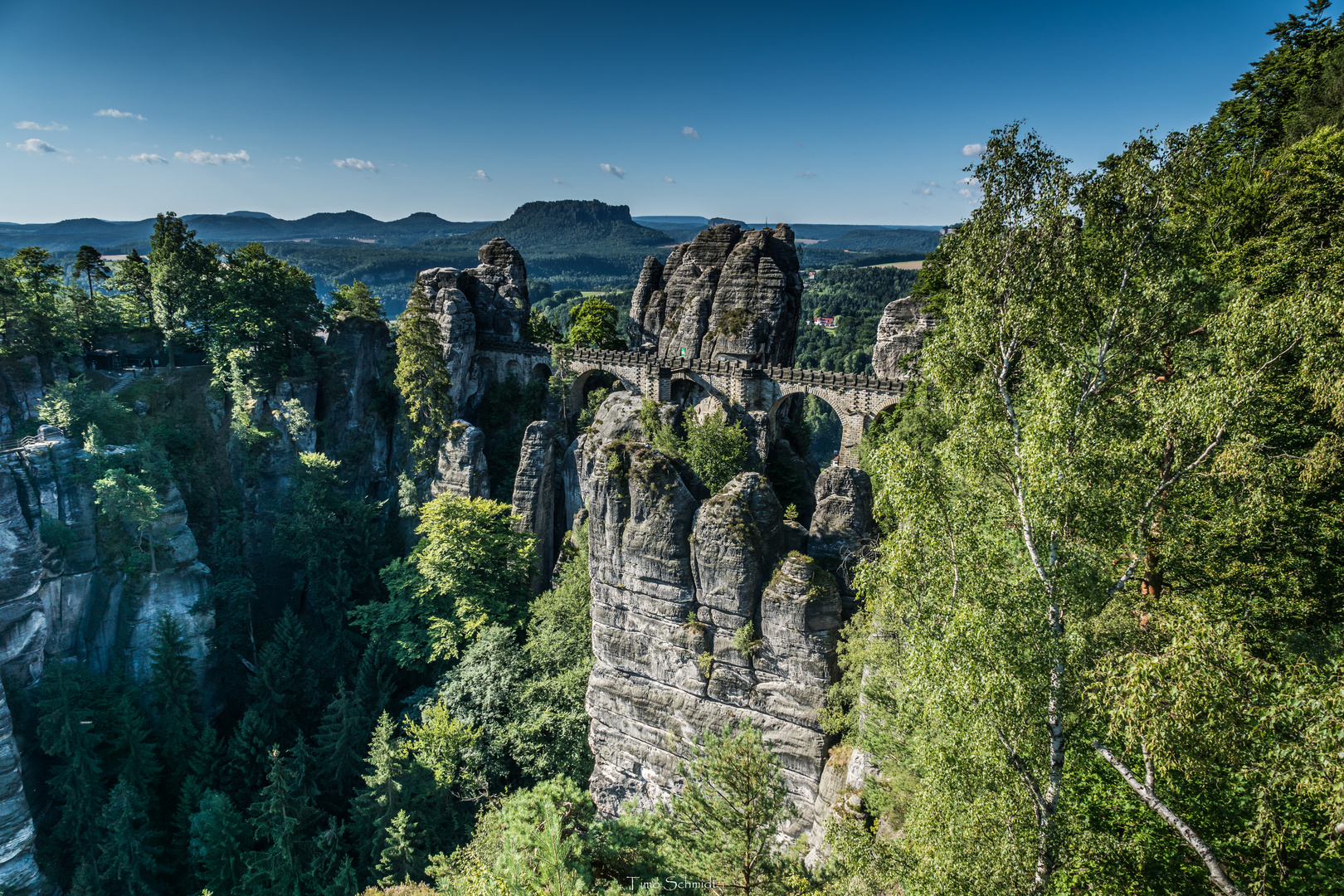 Basteibrücke im Elbsandsteingebirge 