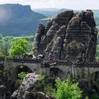 Basteibrücke im Frühling