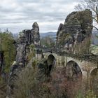 Basteibrücke im Herbst