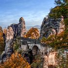 Basteibrücke im Herbst