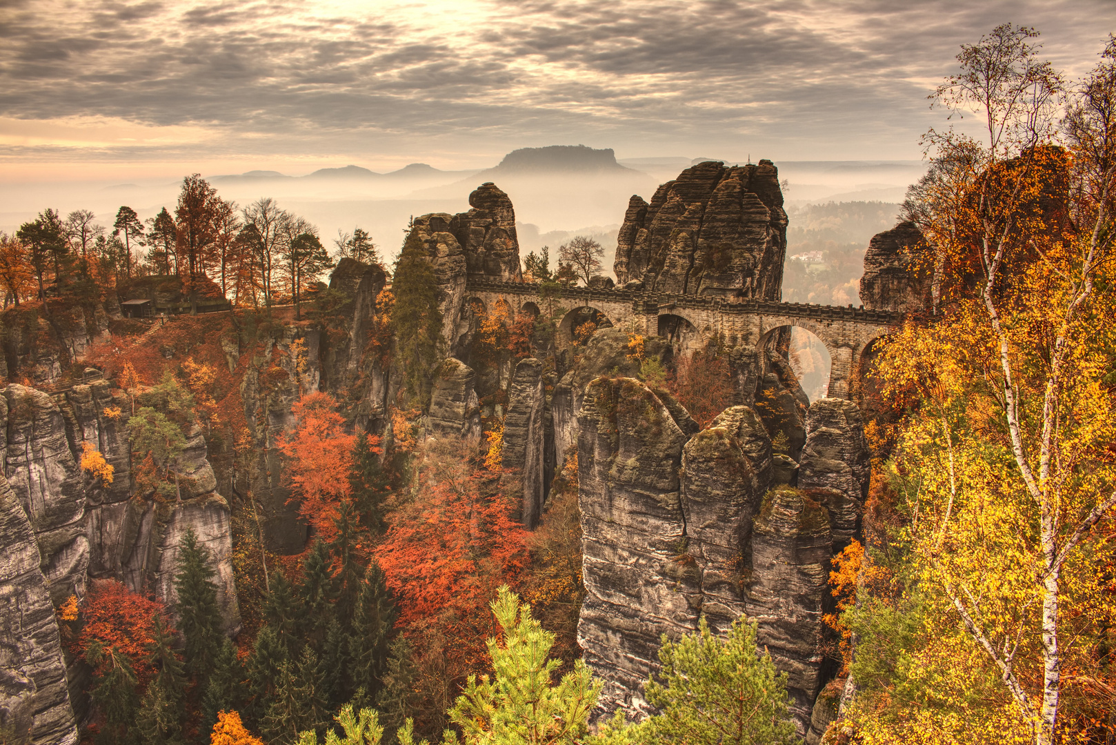 Basteibrücke in der Sächsischen Schweiz