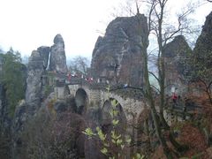 Basteibrücke in der sächsischen Schweiz