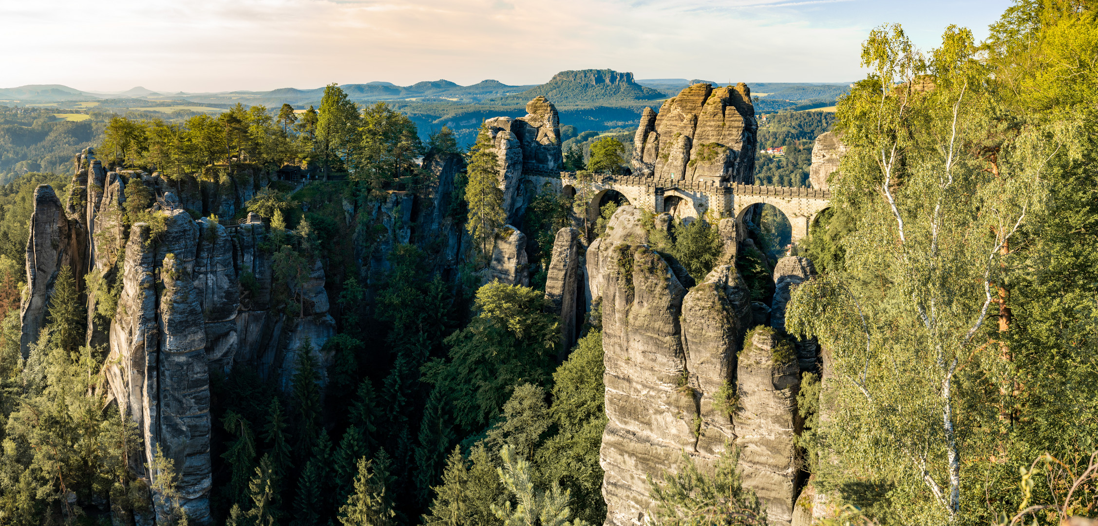 Basteibrücke in der Sächsischen Schweiz 