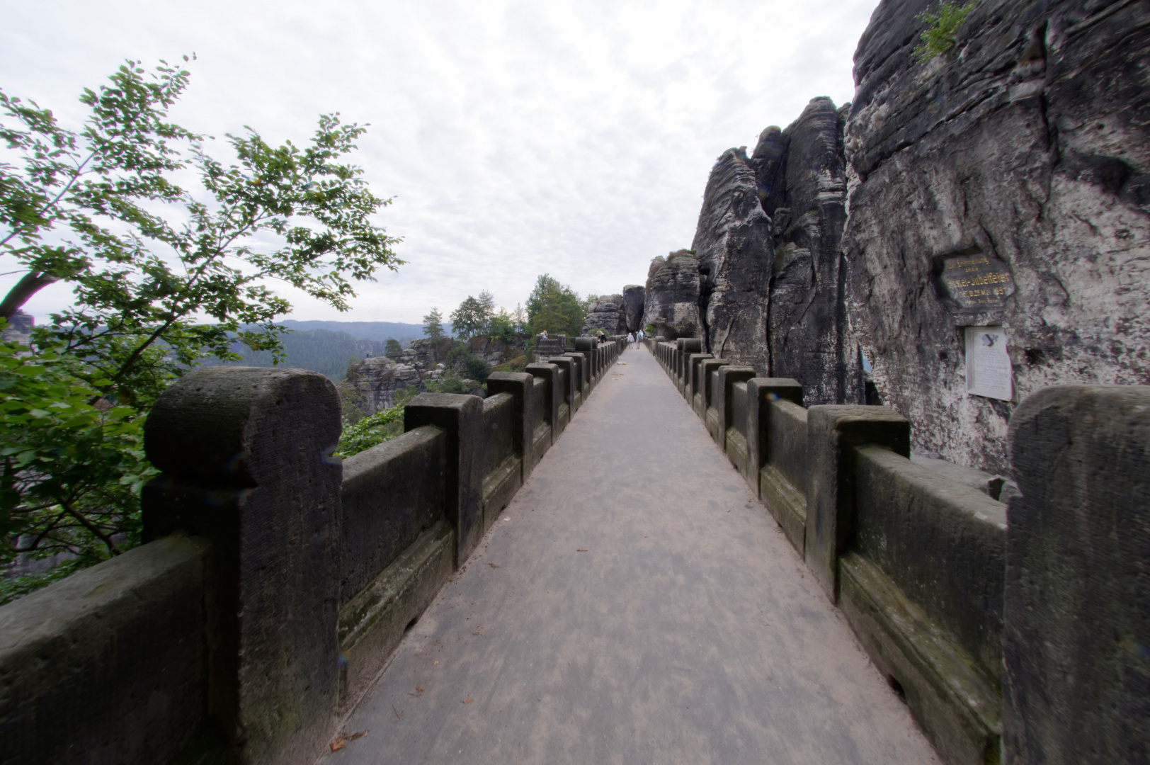 Basteibruecke in Richtung Felsentor 