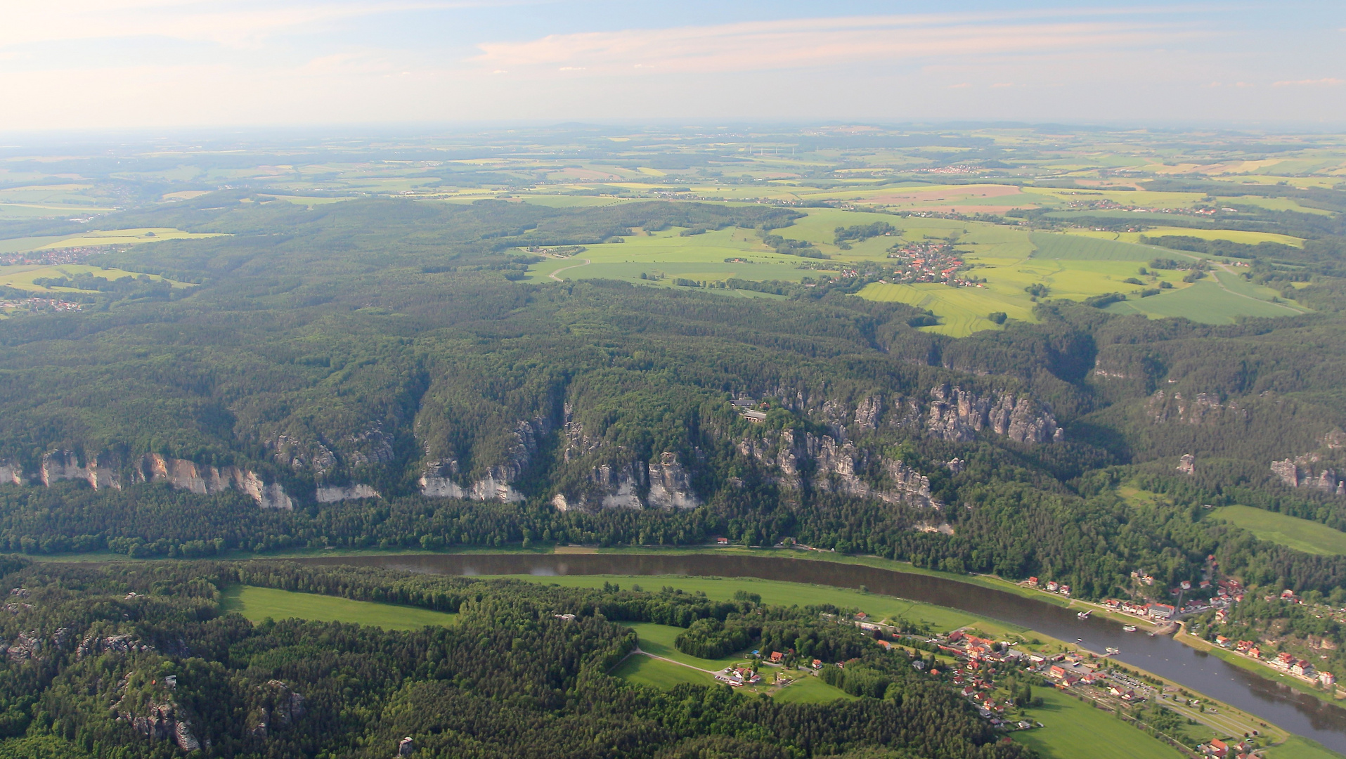 Basteigebiet bei Rathen