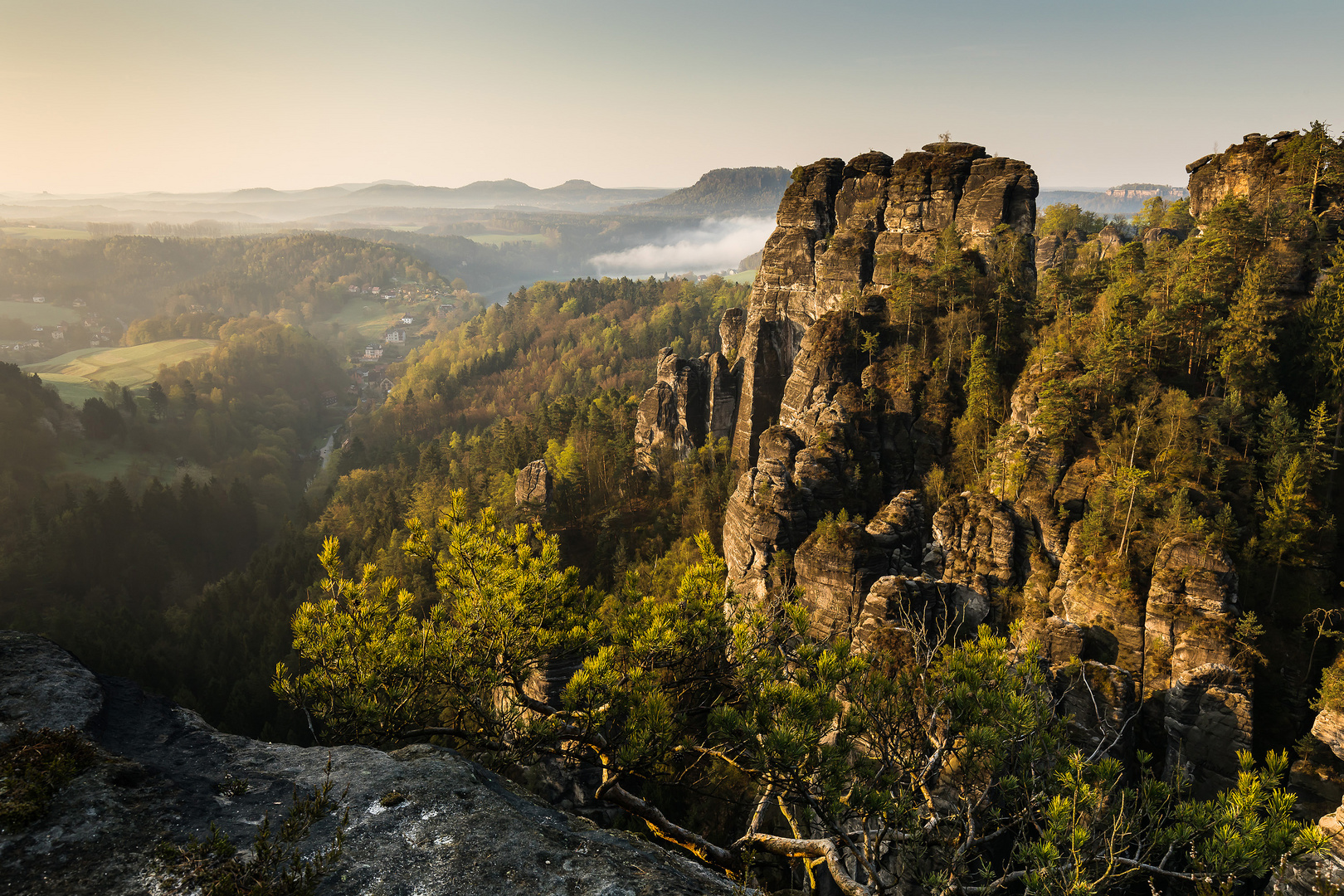 Basteigebiet in der Sächsischen Schweiz