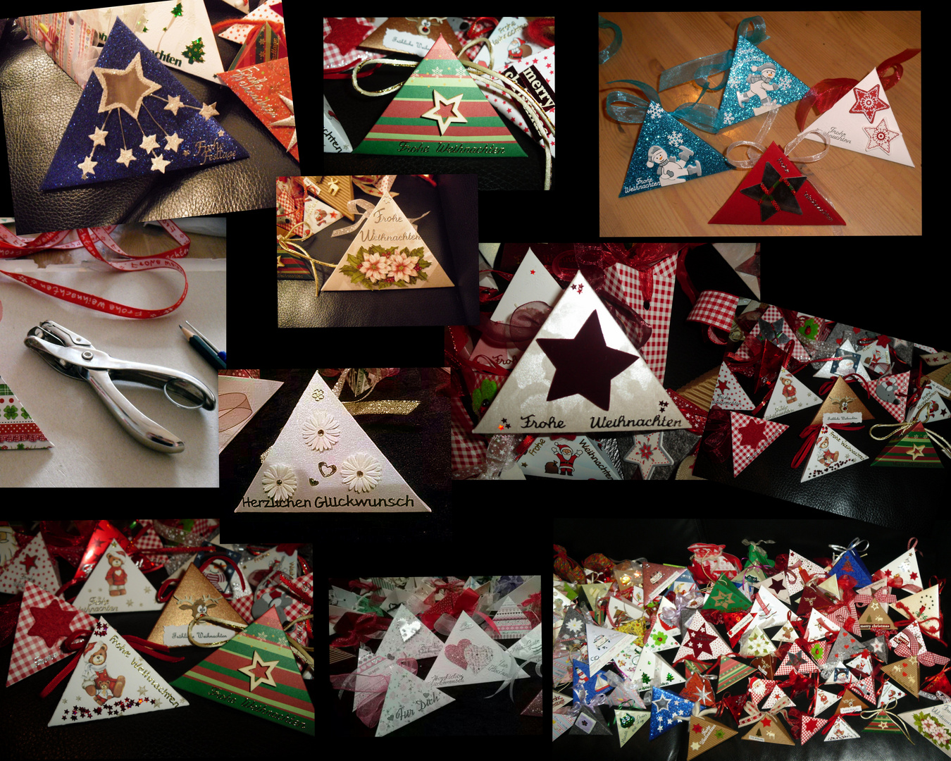 Basteln Fur Den Weihnachtsbasar Foto Bild Gratulation Und Feiertage Weihnachten Christmas Collagen Bilder Auf Fotocommunity