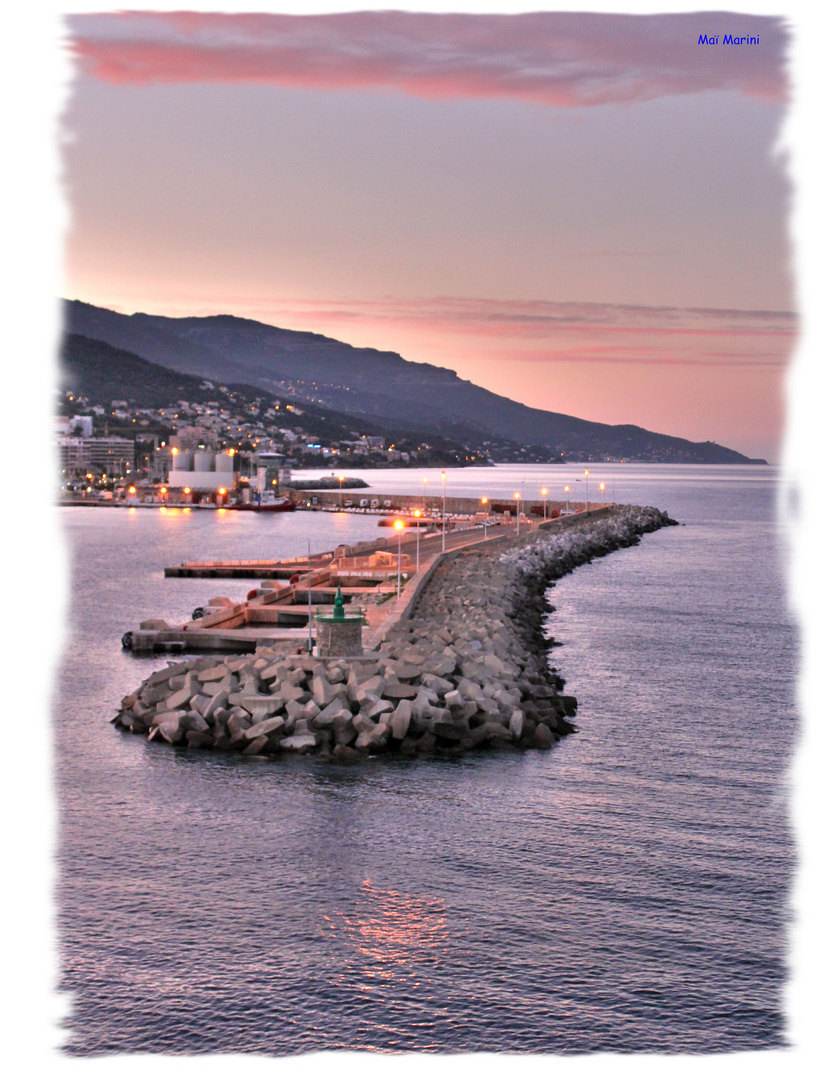 Bastia by night