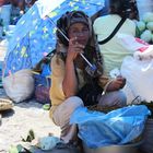 Batak Frau am Markt in Parapat