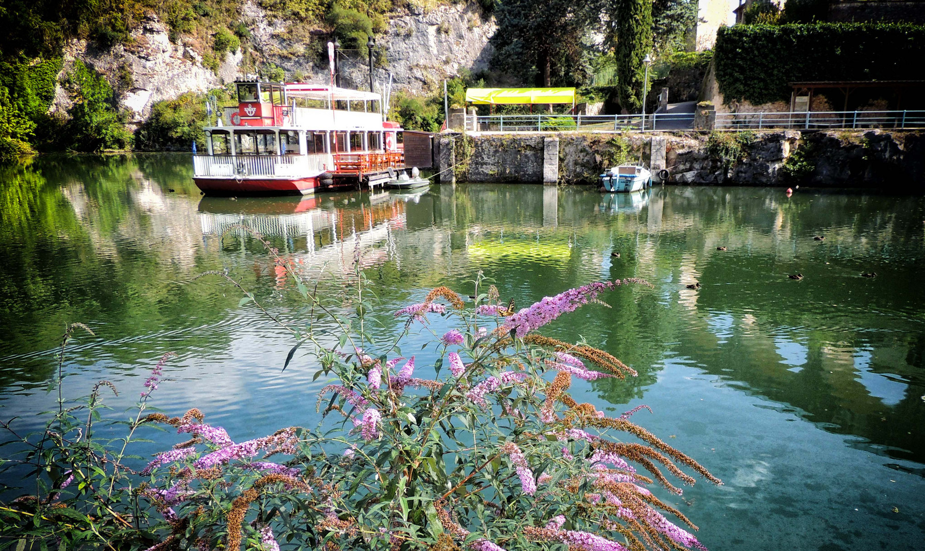 Bateau à aubes sur l'Isère