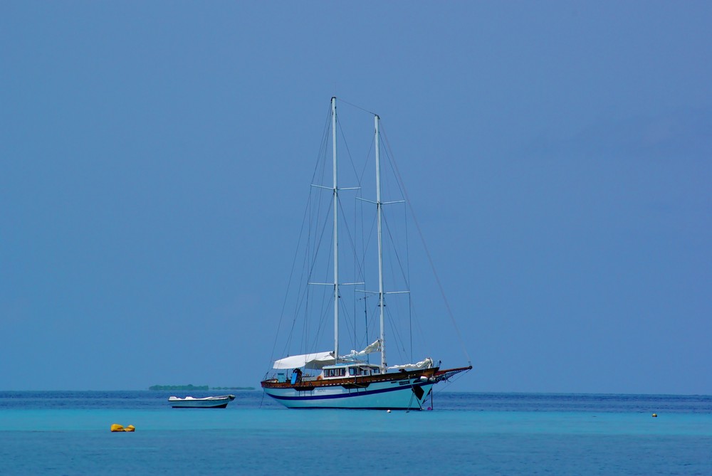 Bateau aux Maldives