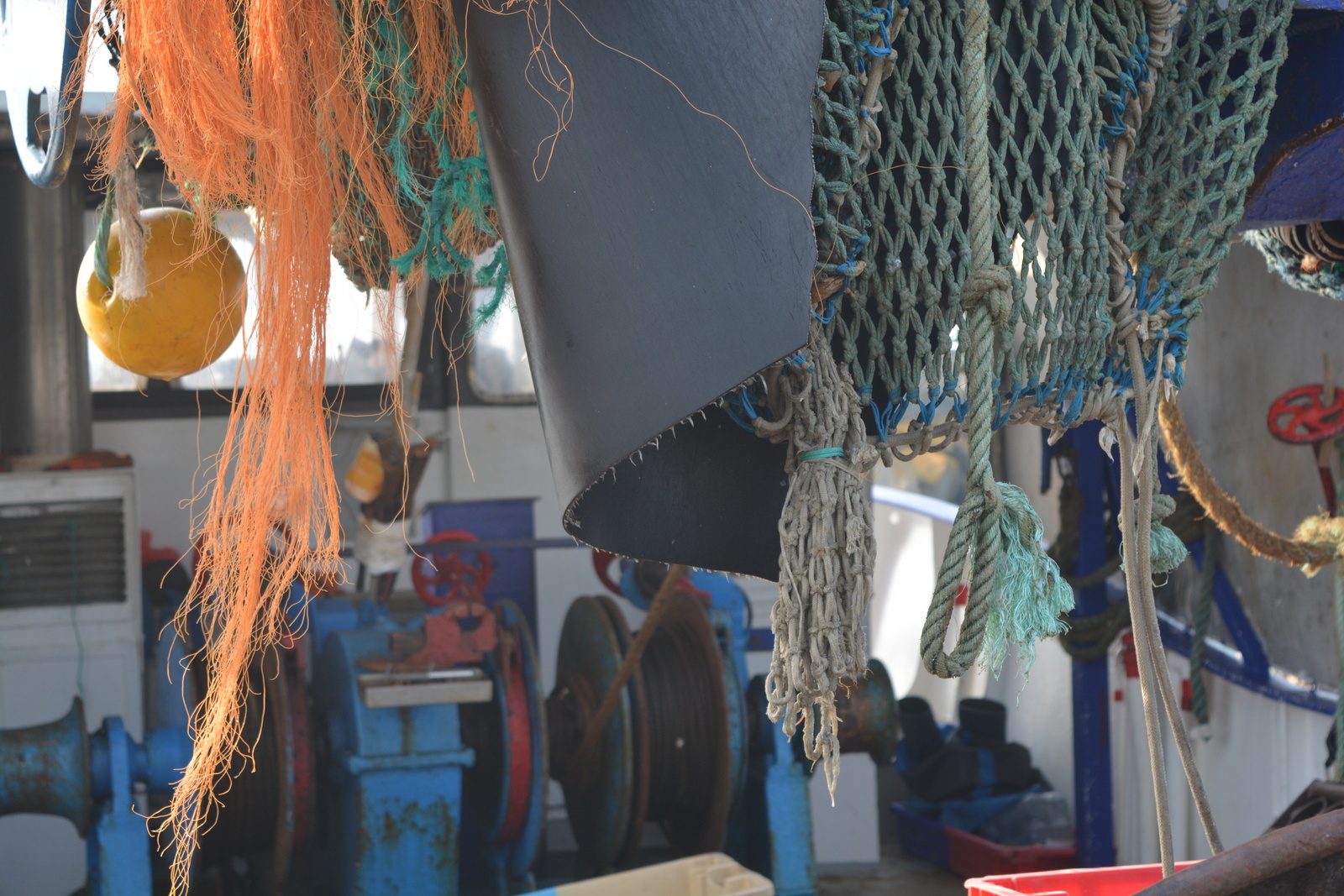 bateau de pêche aux Bas Sablons