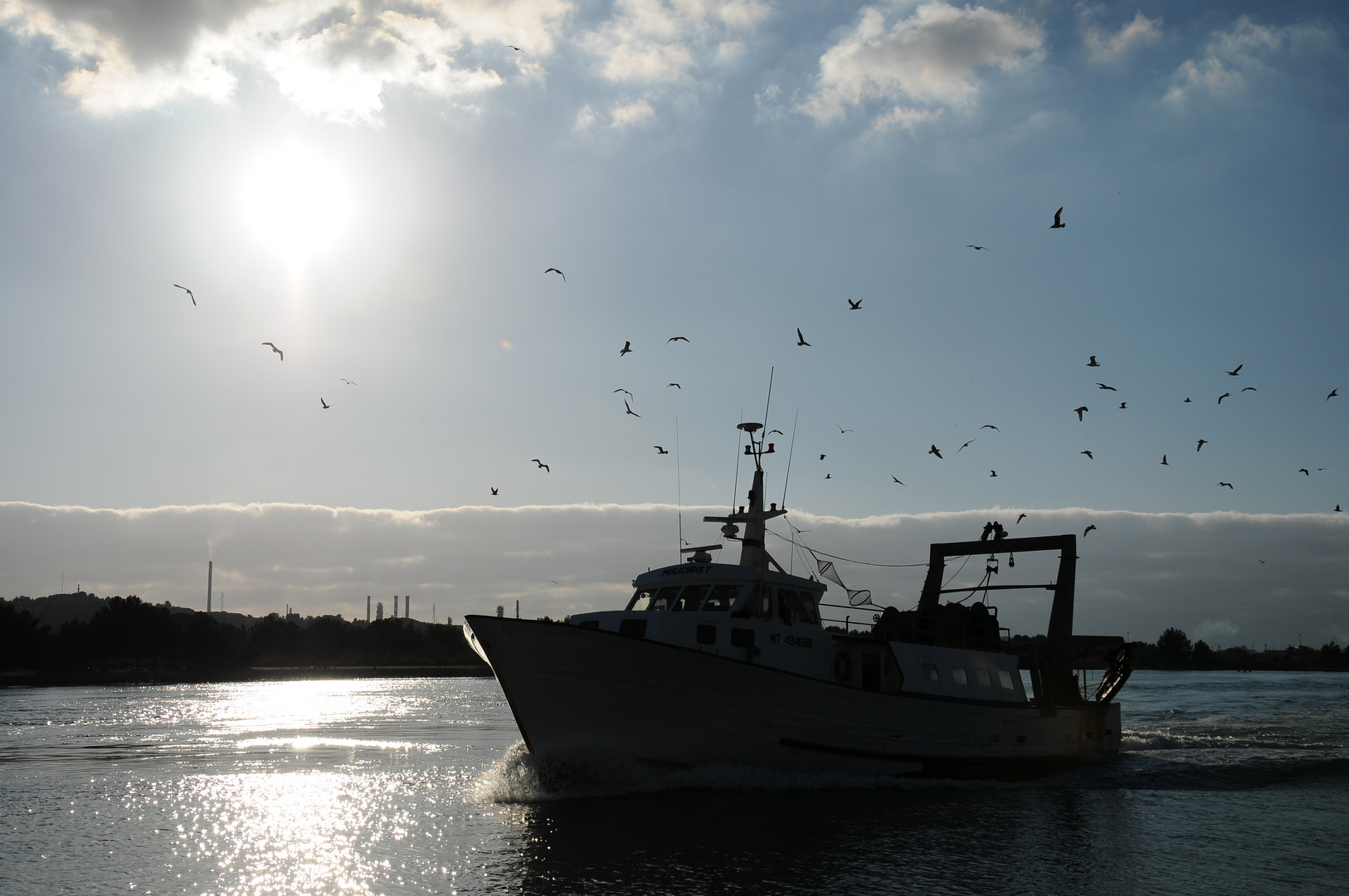 Bateau de pêche, Martigues, France.