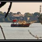 Bateau de pêche sur la Gironde