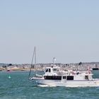 Bateau d'excursions rentrant à Lorient (Morbihan)