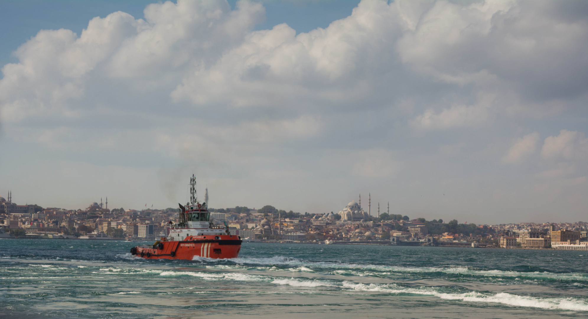 Bateau sur le Bosphore